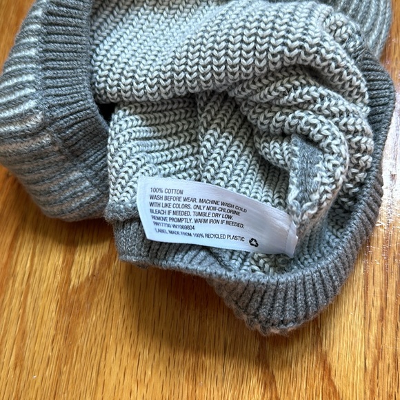 Cat & Jack Knit Bloomers with Suspenders - Grey White Stripes Cute 6 - 9 Months - Picture 5 of 5